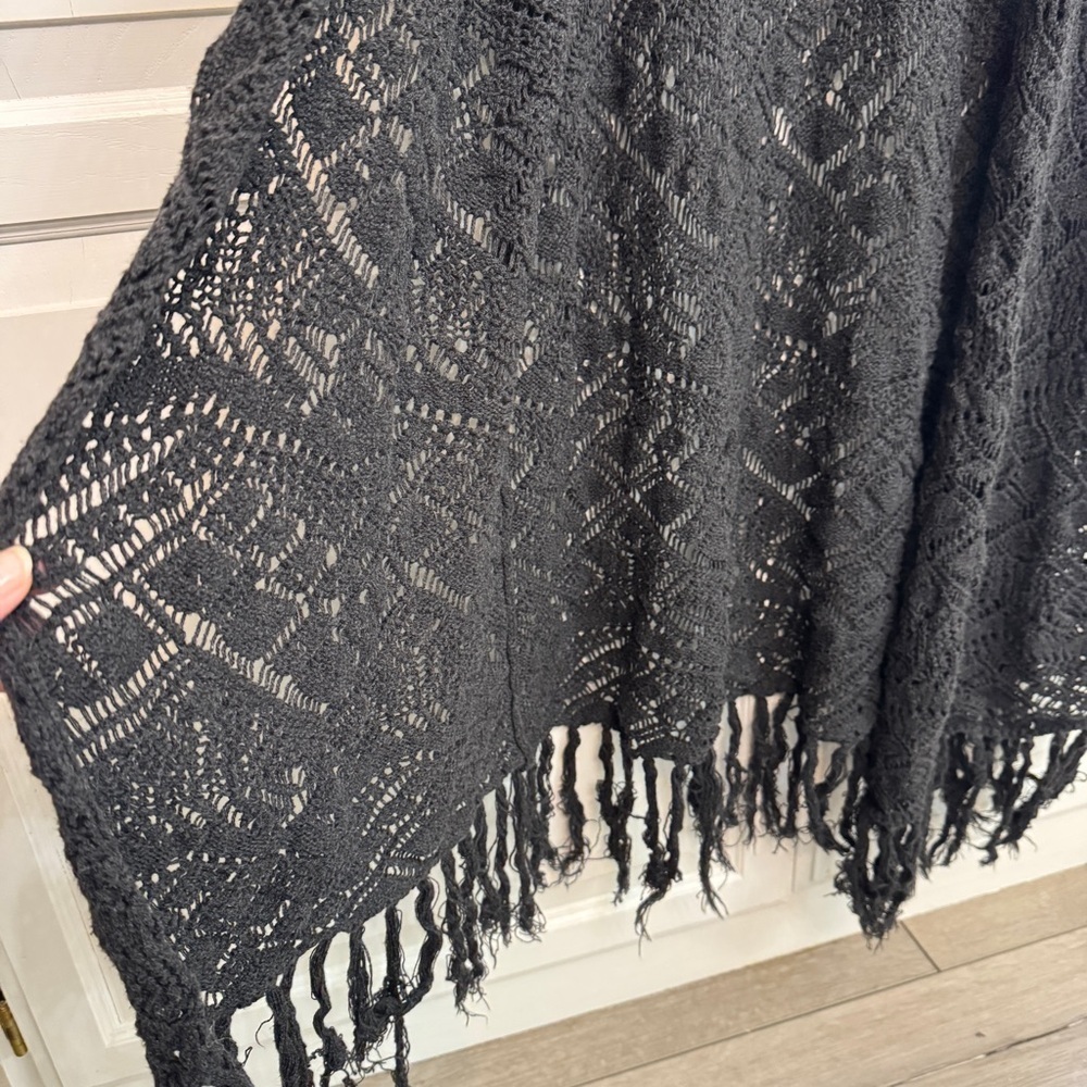 Cottagecore Crochet Duster Vest. Grunge boho festival. Size 2X. 100% cotton - Picture 3 of 4